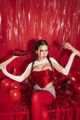 ''Call Me Revenge'' Satin Corset Top