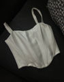 ''Moon RIver'' Off- White Corset Top