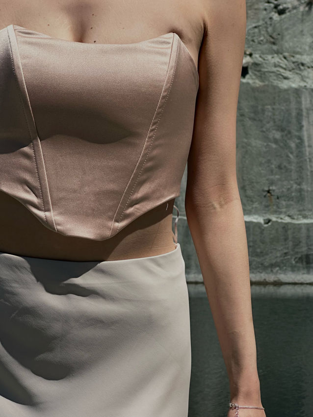 Picture of ''Breath of Life'' Sand Corset Top