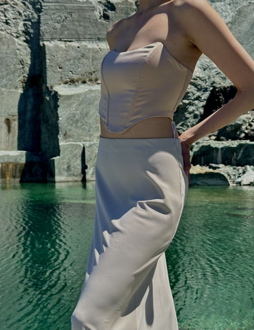 Εικόνα της ''Breath of Life'' Sand Corset Top (2)