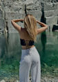 Picture of ''Too Many Nights'' Denim Corset Top