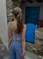 ''Ocean Eyes'' Baby Blue Corset Top