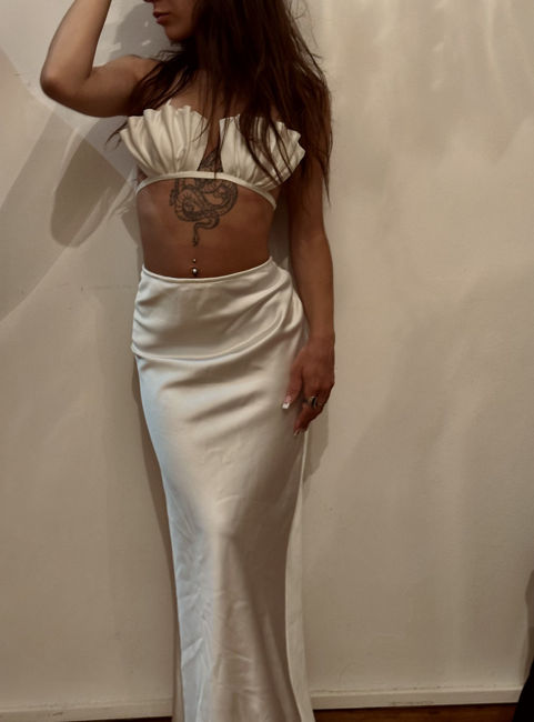 Picture of Seashell Bra Top Ivory White (2)