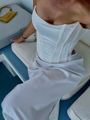 Picture of ''Sade'' White Maxi High Waist Satin Skirt
