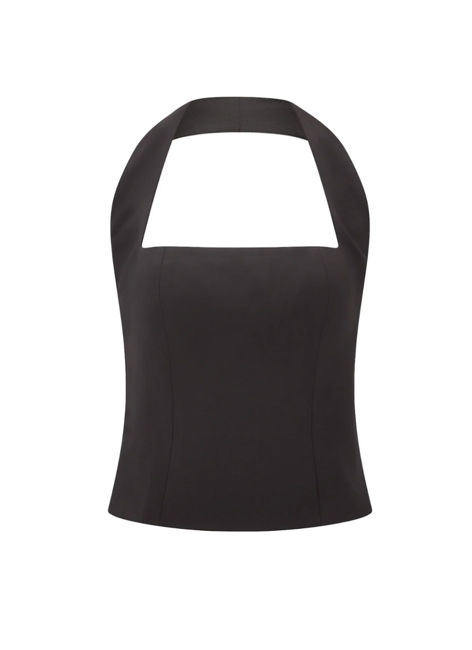 Εικόνα της ''Selene'' Black Halter Top (2)