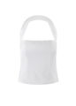 ''Selene'' White Halter Top