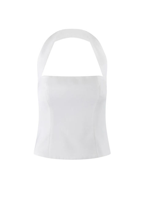 Εικόνα της ''Selene'' White Halter Top (2)